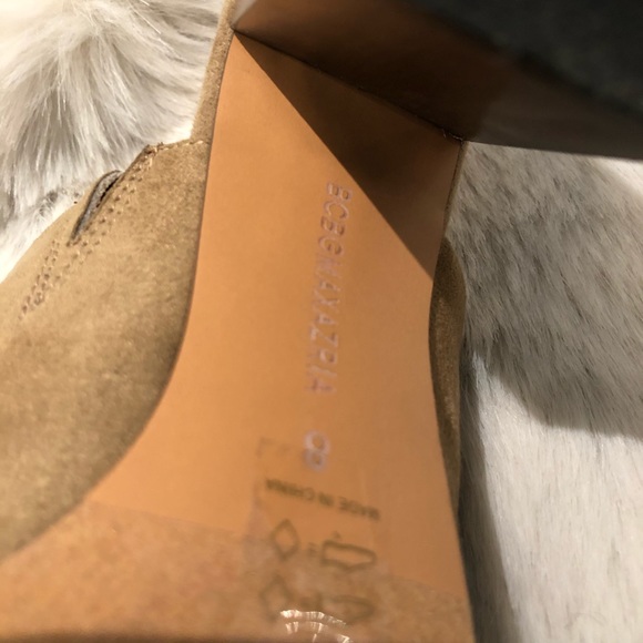 BCBG MaxAzria nude wooden-heel sandals - Picture 5 of 8